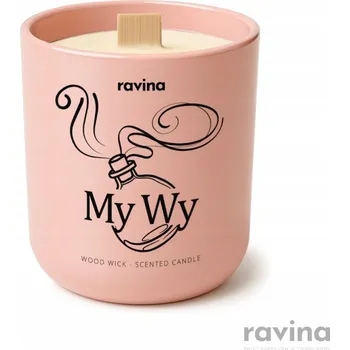 Svíčka MY WY VONNÁ SVÍČKA VE SKLE PARFÉM SOJOVÁ VONNÁ SVÍČKA RAVINA