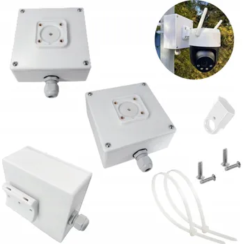 Bezpečnostní kamera KRABIČKA S TĚSNĚNÍM PRO KAMERU Dahua Picco A2 P5AE-PV, MONTÁŽ NA OKAP/STOŽÁR