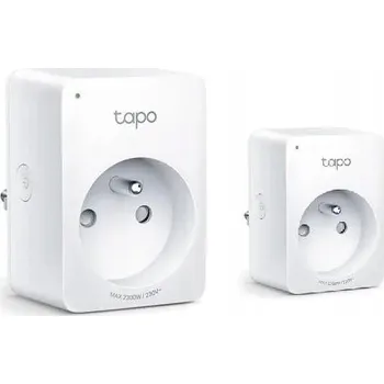 Elektrická zásuvka Elektrické zásuvky s uzemněním TP-Link Tapo P100, 2 ks