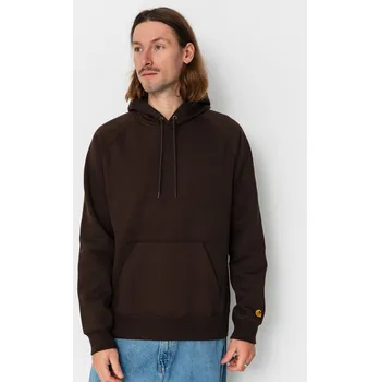 Pánská mikina Carhartt WIP Chase HD (tobacco/gold) XXL, hnědá