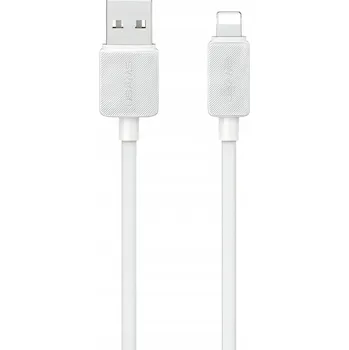 Datový kabel Kabel Usams USB – Apple Lightning 1 m bílý