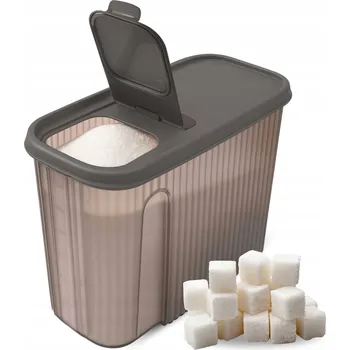 Dóza na potraviny KUCHYŇSKÁ DÓZA NA SYPKÉ POTRAVINY KÁVU CUKR SŮL TĚSTOVINY 1,7L