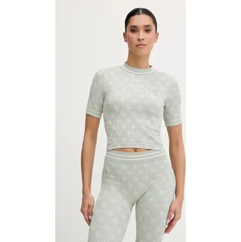 Pánská móda Tričko Guess RHOMBUS V5BP07.K2000 zelená 97M, vel. M/L