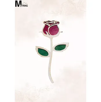 Dřevěná růže - 25 x 13 cm