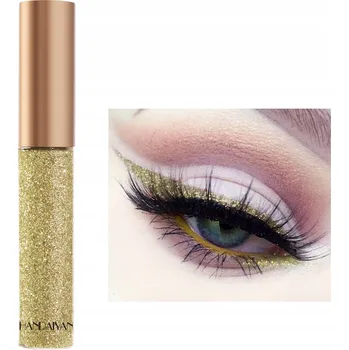 Oční linky Metalické třpytivé oční linky ve zlaté barvě č. 6