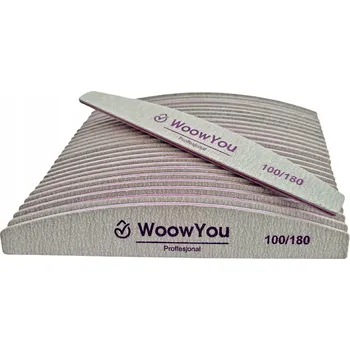 Pilník na nehty Woow You 100/180 Loďka 25 Ks