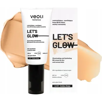 Veoli Botanica BB krém Let's Glow SPF 20 Golden Beige 30 ml
