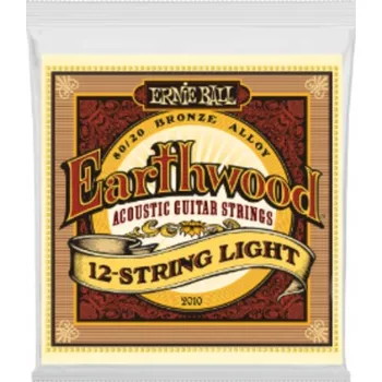 Příslušenství pro strunný nástroj Struny Ernie Ball 2010 Earthwood pro 12strunnou kytaru, Light