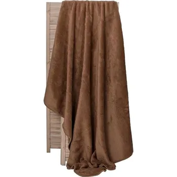 deka Deka z ovčí vlny Merino jednovrstvá hnědá (camel) - 160 x 200 cm