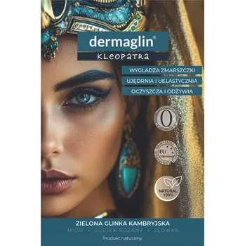 Pleťová maska Dermaglin čisticí maska Kleopatra