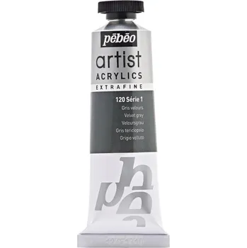 Vodová barva Pébéo Artist Akrylová barva Velvet Grey 37 ml 1 ks