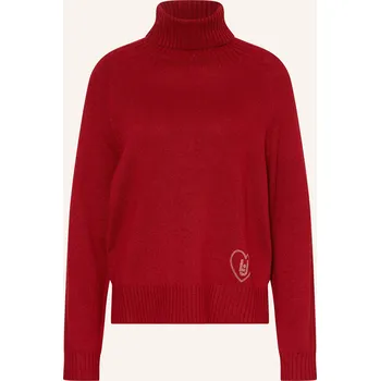 Dámský svetr Liu Jo Rolák S Ozdobnými Kameny, tmavě červená