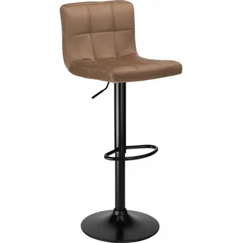 Barová židle Barová Židle eHokery černý, odstíny hnědé 107 cm, tkanina