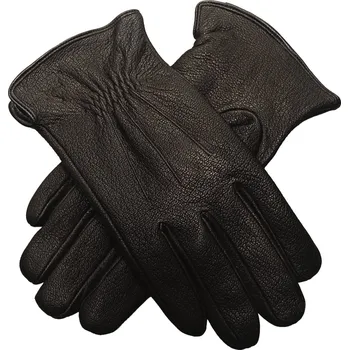 Rukavice Kožené Rukavice Přírodní kožené rukavice z jelení kůže, teplé, velikost XL