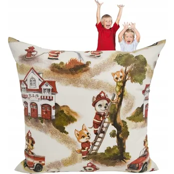 Povlak na dekorativní polštářek Povlak 40 polštáře 40 cm Głęboki Sen Dog Hasič