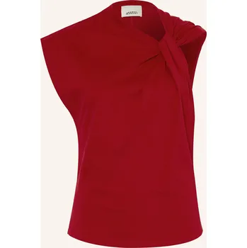 Isabel Marant Dámské Tričko Nayda-Ga, tmavě červená, 36