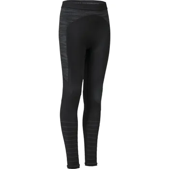 Dívčí legíny KIPSTA Dětské funkční legíny Keepdry 500 10 LET ČERNÁ|ŠEDÁ