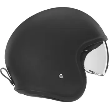 Helma na motorku Nox Prémiová otevřená helma Jet Next, matná černá, velikost M