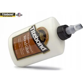 Průmyslové lepidlo Titebond Průhledné lepidlo na dřevo 237ml - Bezbarvé lepidlo na dřevo, MDF a překližku