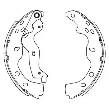 Brzdová čelist KAVO PARTS Sada brzdových čelistí KVP KBS-8914
