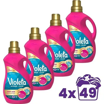 Prací prostředek VIOlETA Intense Color 4× 2,7 l (196 praní)