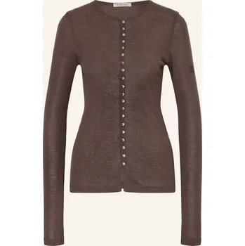 Dámský svetr By Malene Birger Dámská Jerseyová Bunda Janes, tmavě hnědá, 34