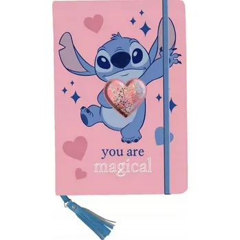Zápisník A5 Paso Lilo a Stitch, modrý a růžový