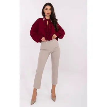 Dámská košile Blouse-IT-BZ-28995.25-burgundy Factory Price bílá | krémová | tmavě červená 3474771