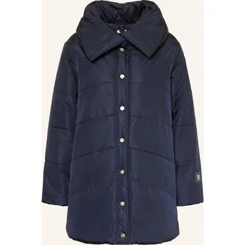 Liu Jo Dámský Prošívaný Kabát, tmavě modrá, 40