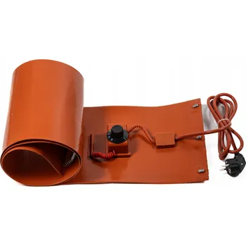 Topná rohož SILIKONOVÝ TOPNÝ PÁS PRŮMYSLOVÝ OHŘÍVAČ NA SUD 1000x250mm CE