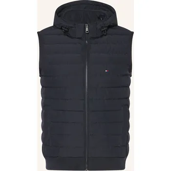 Pánská vesta Tommy Hilfiger Pánská Prošívaná Vesta Z Kombinace Materiálů S...