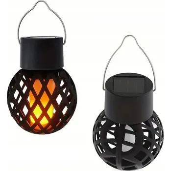 Venkovní osvětlení Solární lampa LED závěsná Plamen Pochodeň Lucerna Girlanda