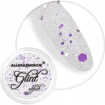 PRÁŠEK NA NEHTY GLINT EFFECT OZDOBA KŘIŠŤÁLY DROBNÉ ČÁSTEČKY Č. 1