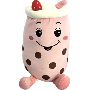 plyšák ELEFUN MAZLÍČEK Plyšák polštář 30 cm BĄBLUSIE RŮŽOVÝ