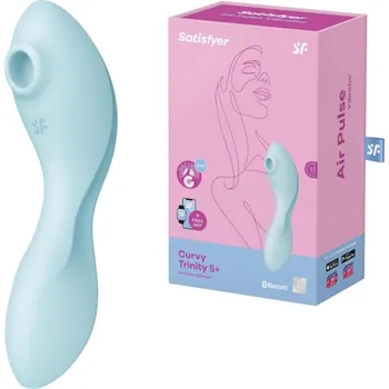 Vibrátor Satisfyer Curvy Trinity 5+ Blue
