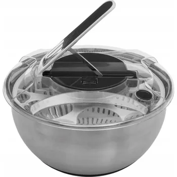 KUCHYŇSKÁ MÍSA 3,5L + ODKAPÁVAČ NA SALÁT 2v1 OCEL