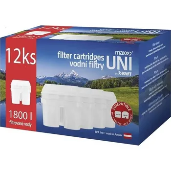 Filtrace vody Filtrační Vložka do Konvice BWT LAICA Bi-Flux BRITA MAXTRA Filtry Uni Maxxo 12 kusů