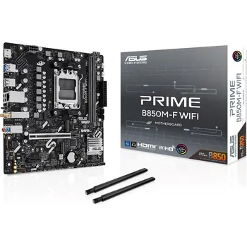 Základní deska ASUS MB Sc AM5 PRIME B850M-F WIFI, AMD B850, 2x DDR5, WiFi, 1xHDMI, mATX 90MB1N80-M0EAY0