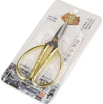 Krejčovské nůžky Nůžky délka 13 cm, 15 cm - 1 (13 cm) zlatá