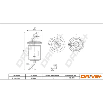 Palivový filtr Palivový filtr DRIVE+ DP1110.13.0228