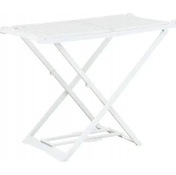 Sušák na prádlo Sušák na prádlo s rozkládacími křídly, plastový, bílý, 185x56