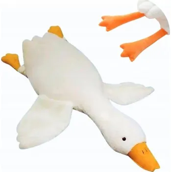 plyšák Plyšová Hračka husa plyšák látková vícebarevná 130 cm