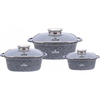 Sada nádobí Sada hrnců Zilner hliníková 6 ks