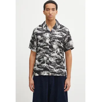 Dámská košile Košile A Bathing Ape Palm Tree Camo Open Collar, XL, černá, 99X