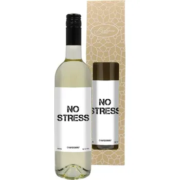 Víno Dárkové bílé víno 0,75 l Chardonnay – No Stress
