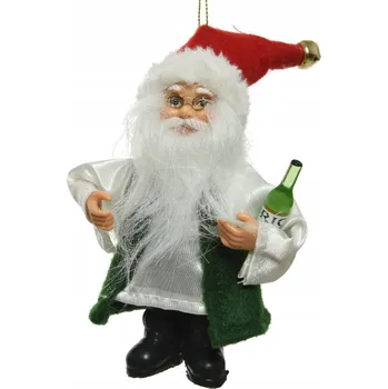 Vánoce Svatý Mikuláš – vánoční figurka, červená, 13 cm