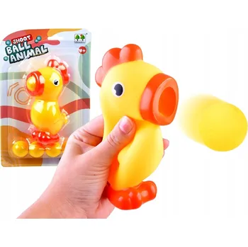 Dětská zbraň Sada Pistole s kohoutkem na pěnové míčky Raketomet zvířátko ZA3878