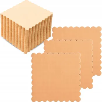 Papírový ubrousek PAPÍROVÉ UBROUSKY LOSOSOVÉ ZOUBKOVANÉ GASTRONOMICKÉ 15x15cm 200ks