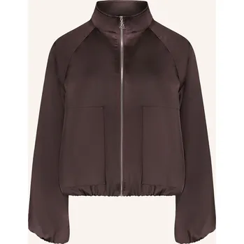 Dámská mikina Cartoon Dámská Saténová Bunda, tmavě hnědá, 34