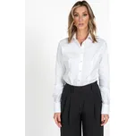 TallGuys Dámská prodloužená Oxford košile | Dlouhý rukáv | Pure white Velikost: L